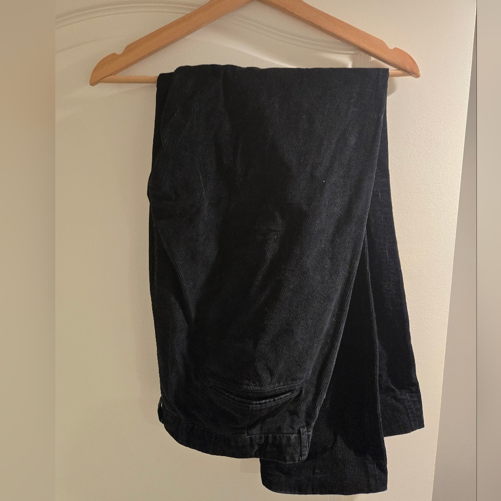 Rugby Ralph Lauren Black Corduroy Thin Wales 36